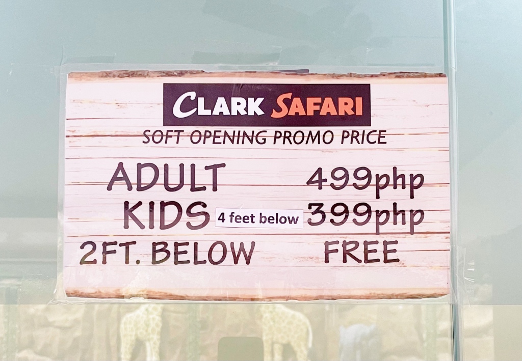 clark safari promo